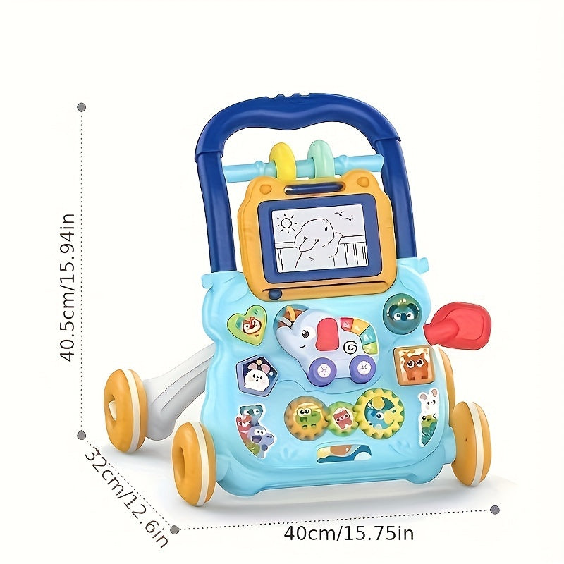 Baby Walker Push Cart, a Magical Tool for Infants to Learn to Stand And Walk, Designed to Prevent Tipping Over, a Toy for Children And Infants