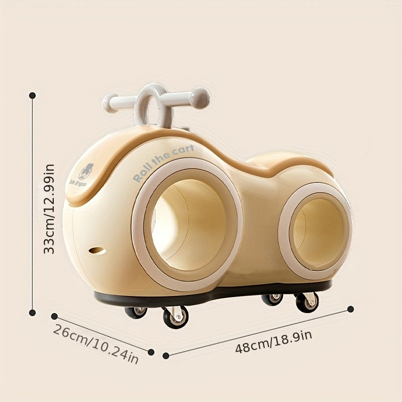 220LBS Anti-Tip Toddler Walker Balance Bike | Four-Wheel Design Featuring Music And Lights | Perfect for Indoor And Outdoor Use for Ages 12-24 Months | Designed for Girls | Great Gift for Valentine'S Day, Easter, Family Events, And Birthdays