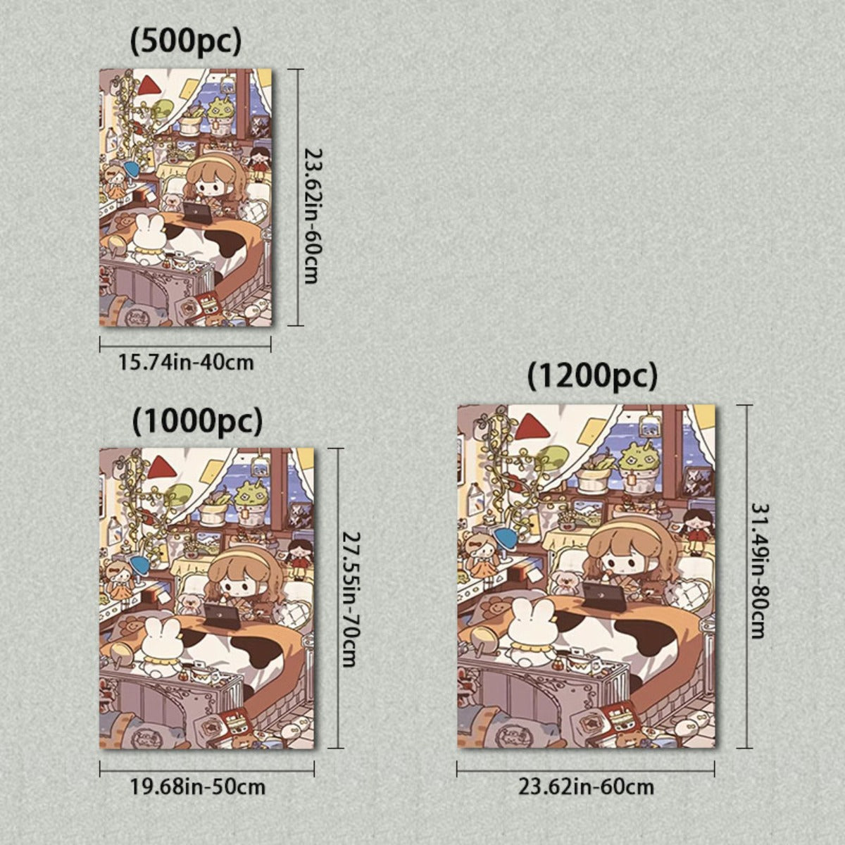 500\u002F1000\u002F1200pcs Jigsaw Puzzle Suitable for & Families - Thick Durable Cardboard with Seamless Edges, Complex Brain, Vibrant Colors - Ideal Gift for Puzzle Lovers, 500\u002F1000\u002F1200pcs for, Fun Activity for Focus & Creativity, Portable