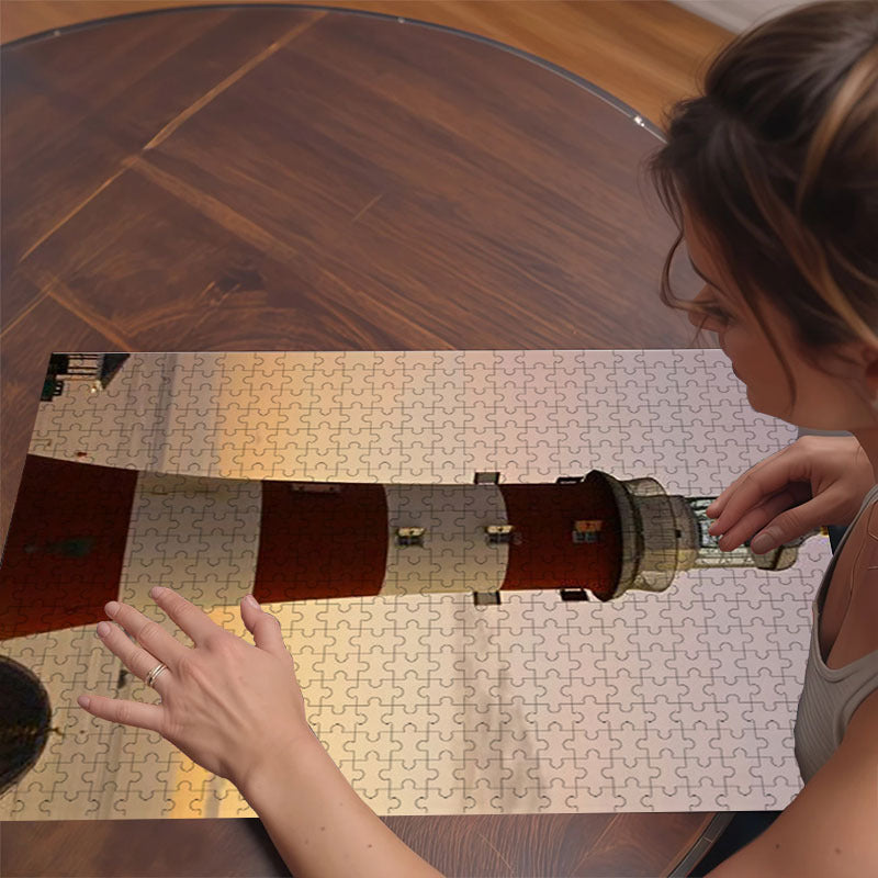 1000pcs Colorful Landscape Jigsaw Puzzle, Great for Family Bonding & Enjoyable Gift, Bright Abstract Artwork, Lighthouse Theme, Engaging & Fun, Family Activity | Bright Puzzle Piece | Colorful Scenery Puzzle Design, Large Jigsaw Puzzle