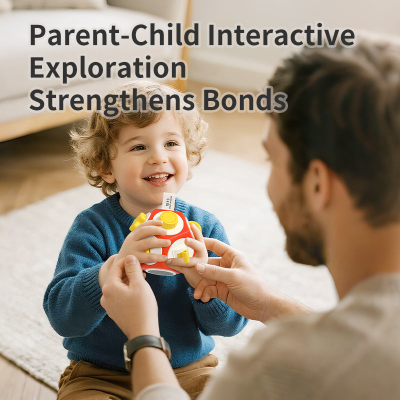 12-Sided Sensory Activity Cube for Toddlers, Multi-Function Early Learning Toy