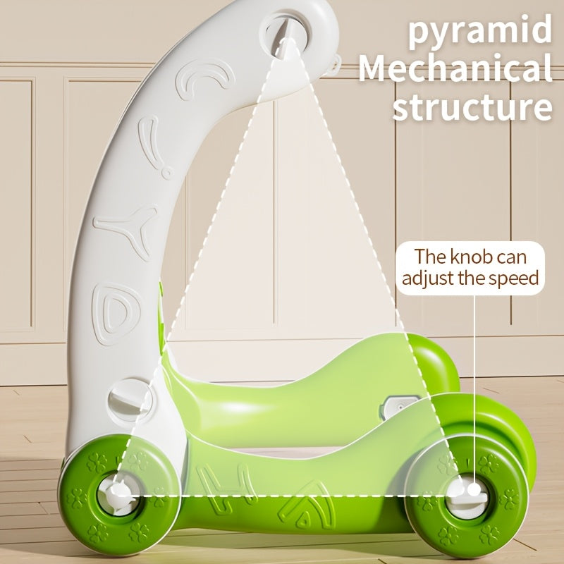 3-in-1 Animal Astronaut Walker+Piano Gym | Interactive Sensory Play Mat with Light & Music, 5 Sensory Toys, Powered-No Battery Included, Soft Cushioned, Blue\u002FPink\u002FGrey, Ideal for Toddler Tummy Time Educational Gift