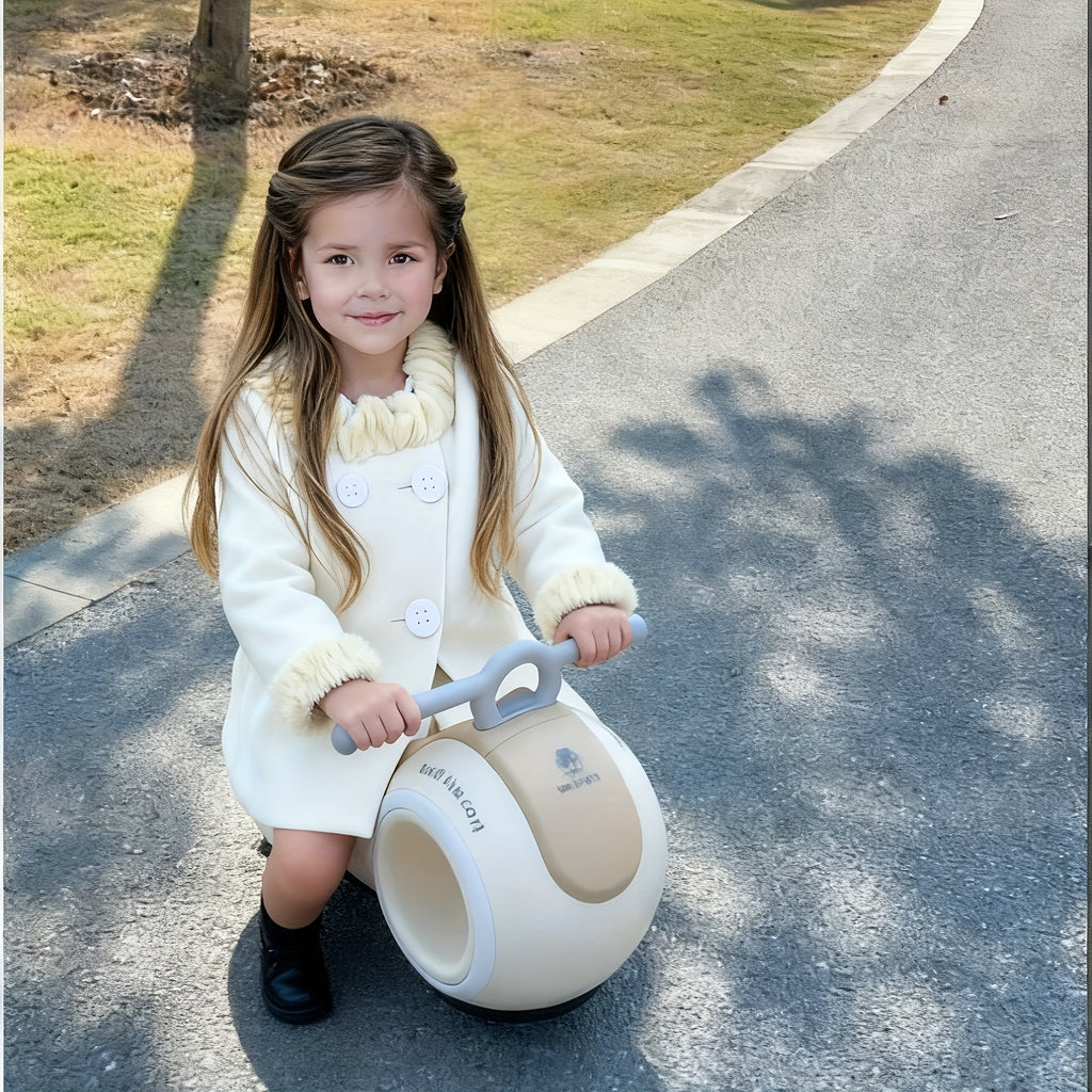 220LBS Anti-Tip Toddler Walker Balance Bike | Four-Wheel Design Featuring Music And Lights | Perfect for Indoor And Outdoor Use for Ages 12-24 Months | Designed for Girls | Great Gift for Valentine'S Day, Easter, Family Events, And Birthdays