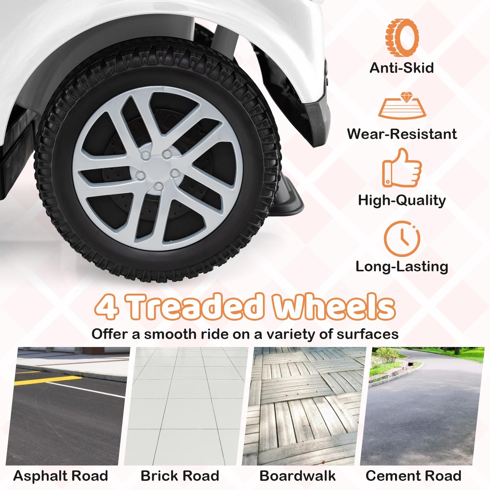 3-in-1 Ride on Push Car, Toddlers Foot-to-Floor Toy with Detachable Guardrail & Handle, Underneath Storage, & Starting Sound, Discovery Stroller Sliding Walking Car for Kids 18-36 Months Old,  Kids Walking Aid, Convertible Rideon, Childfriendly