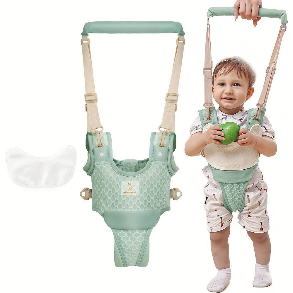 One Upgraded Baby Walker Featuring an Adjustable Breathable Design And Reinforced Crotch Support. The Crotch Piece Can Be Removed for Use As Both a Walker And a Baby Carrier. Ideal for Both Indoor And Outdoor Activities
