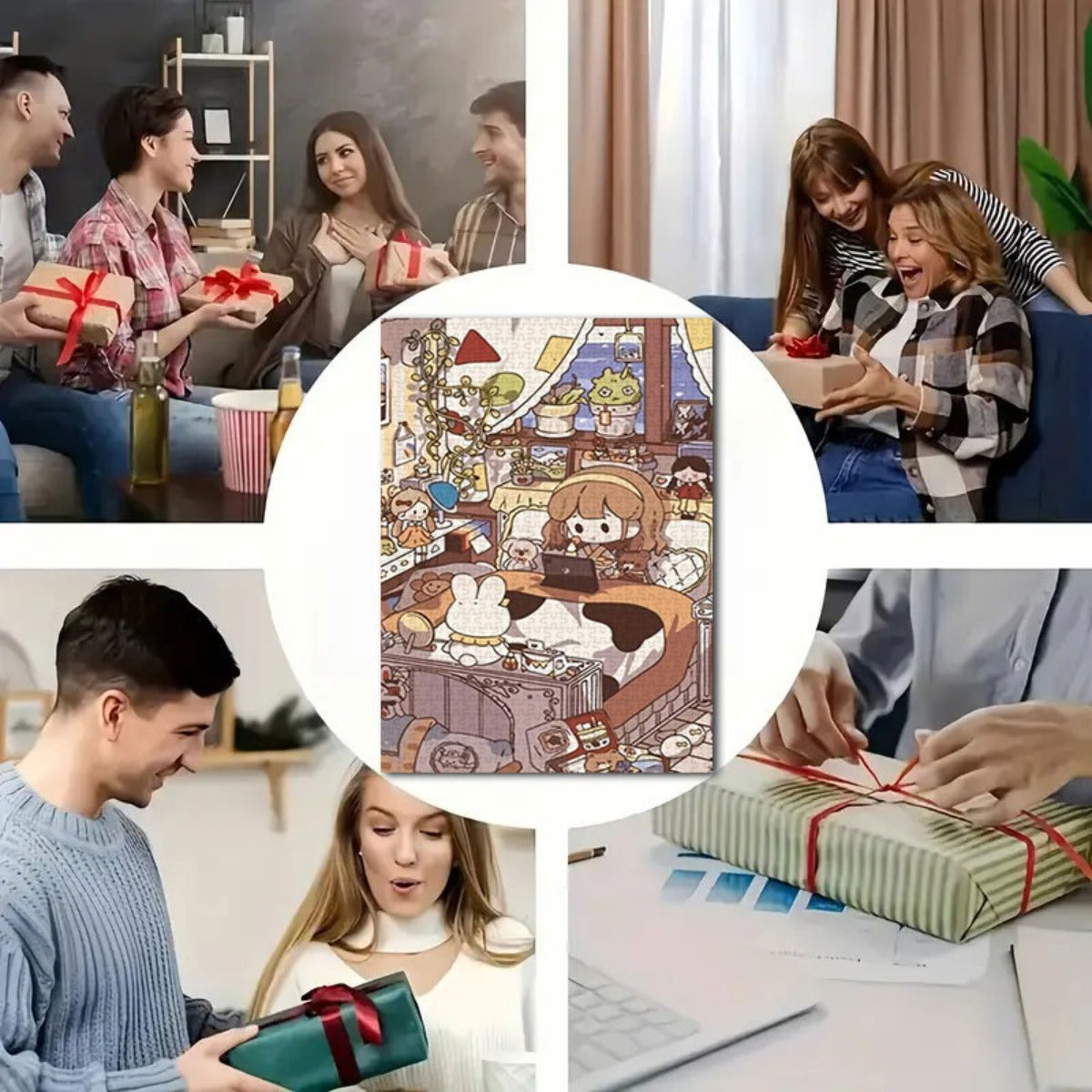 500\u002F1000\u002F1200pcs Jigsaw Puzzle Suitable for & Families - Thick Durable Cardboard with Seamless Edges, Complex Brain, Vibrant Colors - Ideal Gift for Puzzle Lovers, 500\u002F1000\u002F1200pcs for, Fun Activity for Focus & Creativity, Portable