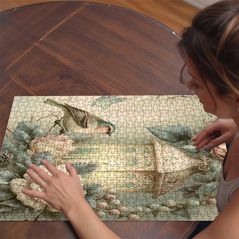 1000pcs Large Jigsaw Puzzle Suitable for s & - -Scratch Puzzle Pieces, Challenging Floral Garden with & Lanterns, Vibrant Multicolor Large Picture for family, or Holiday Gift