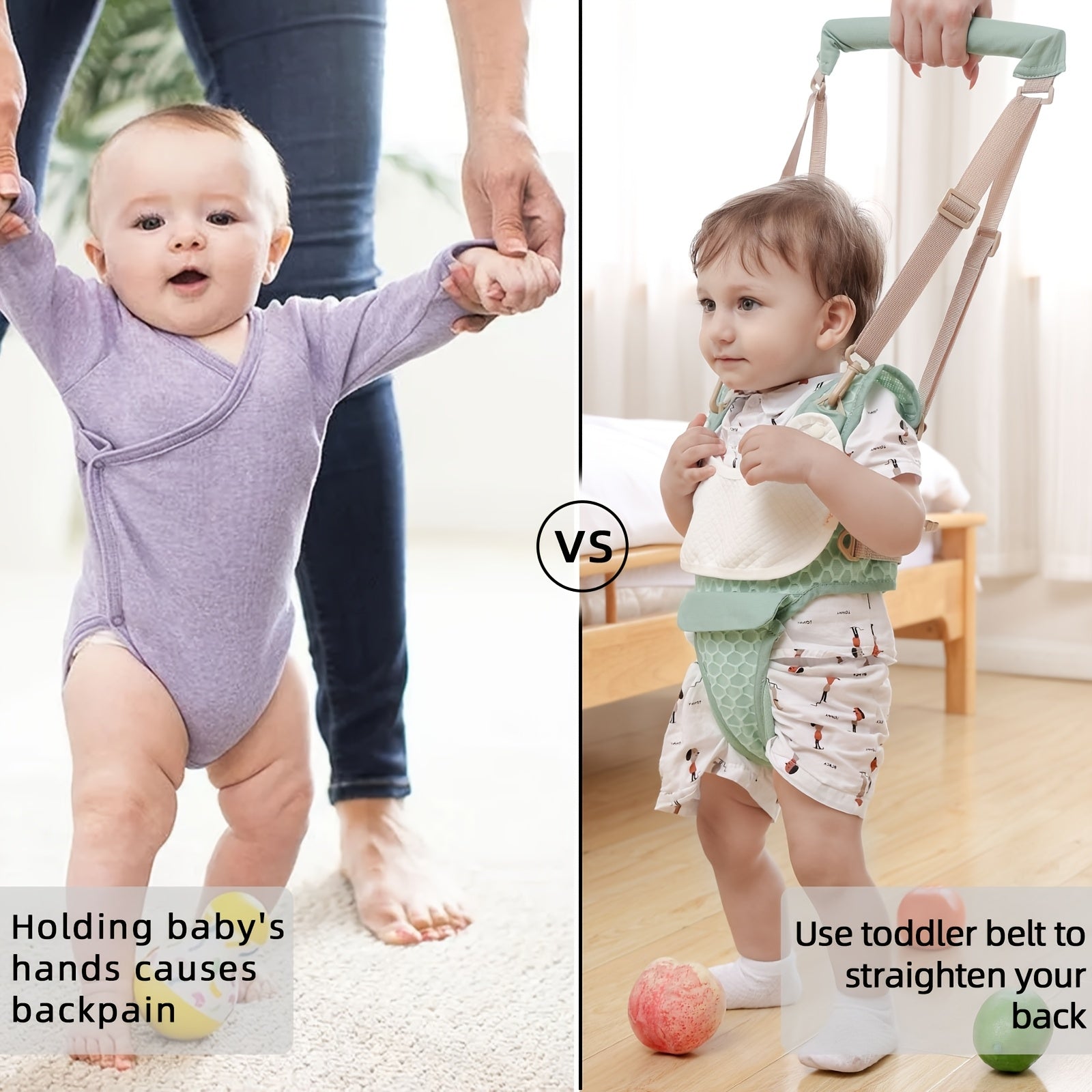 One Upgraded Baby Walker Featuring an Adjustable Breathable Design And Reinforced Crotch Support. The Crotch Piece Can Be Removed for Use As Both a Walker And a Baby Carrier. Ideal for Both Indoor And Outdoor Activities