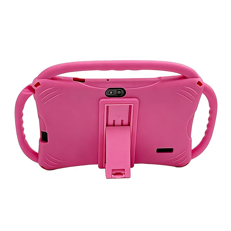 7-inch Tablet with Three-handle Stand, Eye-protection Screen Featuring Learning Software, WIFI, Android System with 2GB RAM + 32GB ROM